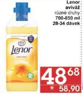 Jip Lenor aviváž různé druhy 700-850 ml 28-34 dávek nabídka