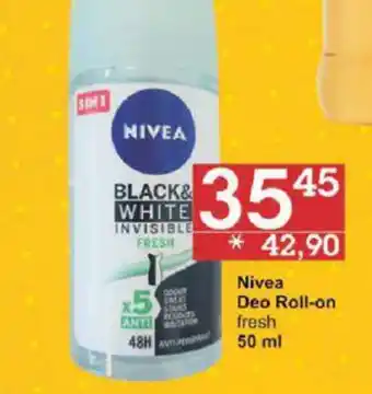Jip Nivea Deo Roll-on fresh 50 ml nabídka