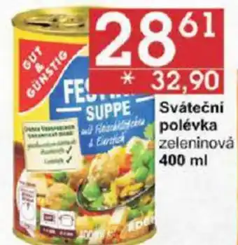 Jip Sváteční polévka zeleninová 400 ml nabídka
