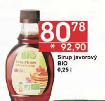 Jip Sirup javorový BIO 0.25 l. nabídka