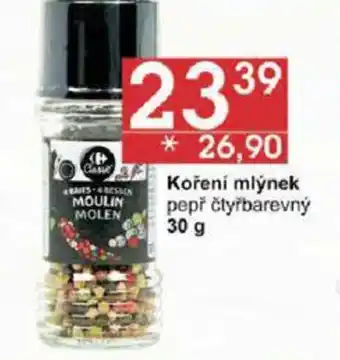 Jip Koření mlýnek pepř čtyřbarevný 30 g nabídka