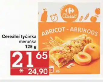 Cereální tyčinka meruňka 125 g