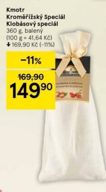 Tesco Kmotr Kroměřížský Speciál Klobásový speciál 360 g nabídka