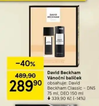 David Beckham Vánoční balíček
