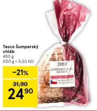 Tesco Tesco Šumperský chléb 450 g nabídka