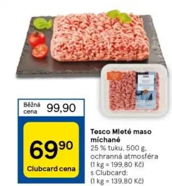 Tesco Tesco Mleté maso míchané nabídka