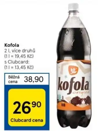 Tesco Kofola 2 l. nabídka