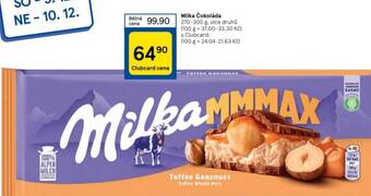 Tesco Milka Čokoláda 270-300 g. nabídka