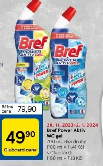 Bref Power Aktiv WC gel 700 ml