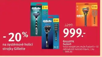 Rossmann GILLETTE Fusion5 nabídka