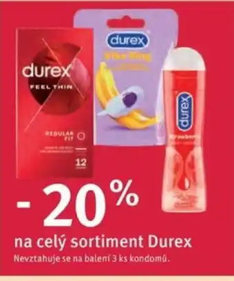 Rossmann Na celý sortiment Durex nabídka