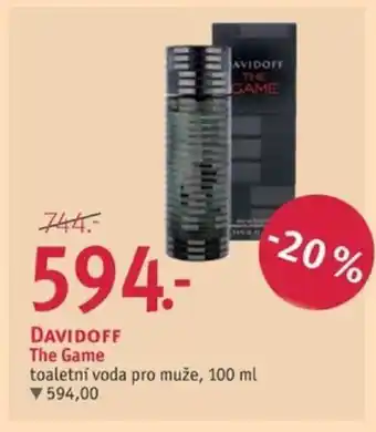 Rossmann DAVIDOFF The Game toaletní voda pro muže, 100 ml nabídka