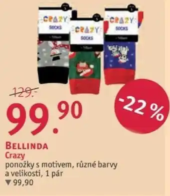 Rossmann BELLINDA Crazy ponožky s motivem nabídka