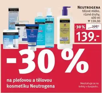Rossmann NEUTROGENA nabídka