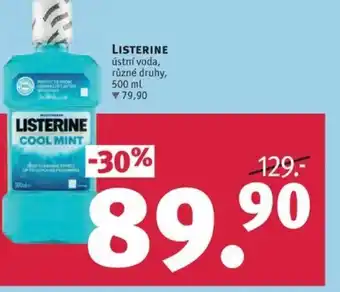 Rossmann LISTERINE ústní voda nabídka