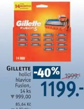 Rossmann GILLETTE nabídka
