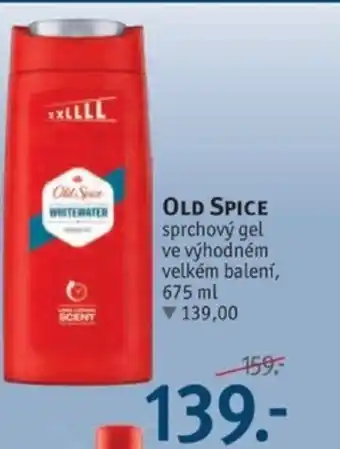 Rossmann OLD SPICE sprchový gel ve výhodném velkém nabídka