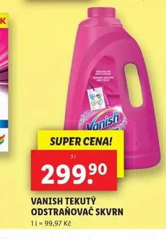 Lidl Vanish tekutý odstraňovač skvrn nabídka