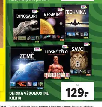 Lidl Dětská vědomostní kniha nabídka