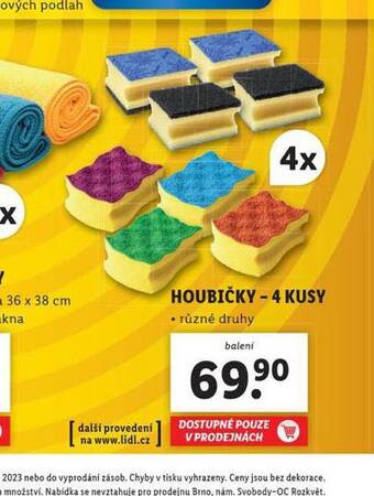 Lidl Houbičky 4ks nabídka