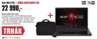 COMFOR Acer Nitro V15 + DÁREK ACER STARTET KIT nabídka