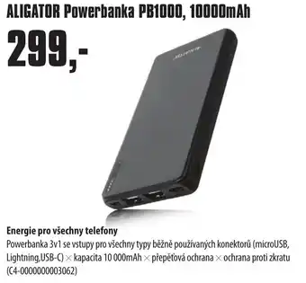 COMFOR ALIGATOR Powerbanka PB1000, 10000mAh nabídka