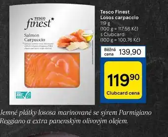 Tesco Tesco finest losos carpaccio 119 g nabídka