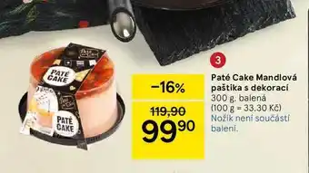 Tesco Paté cake mandlová paštika s dekorací 300 g nabídka