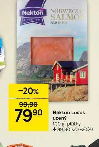 Tesco Nekton losos uzený 100 g nabídka