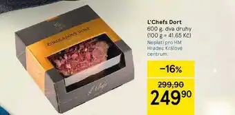 Tesco L'chefs dort 600 g nabídka