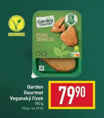 Billa Garden gourmet veganský řízek 180 g nabídka