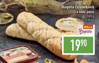 Billa Bageta česneková z naší pece 165 g nabídka