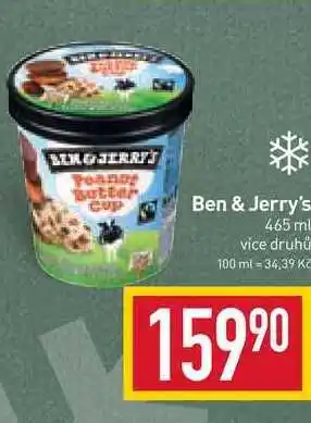 Billa Ben & jerry's 465 ml nabídka