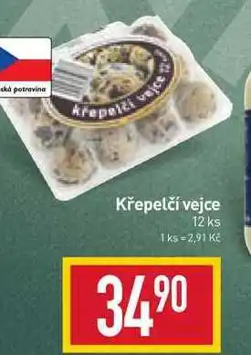 Billa Křepelčí vejce 12 ks nabídka