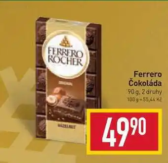 Billa Ferrero čokoláda 90 g nabídka