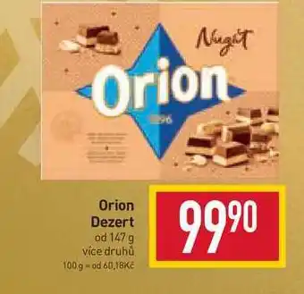 Billa Orion dezert od 147 g nabídka