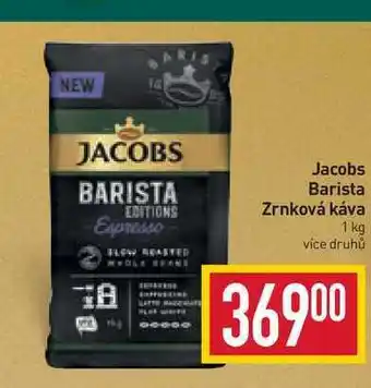 Billa Jacobs barista zrnková káva 1 kg nabídka