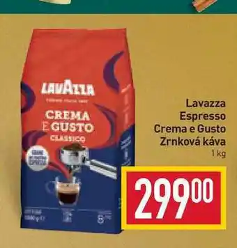 Billa Lavazza espresso crema e gusto zrnková káva 1 kg nabídka