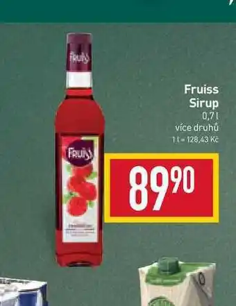 Billa Fruiss sirup 0,7l nabídka