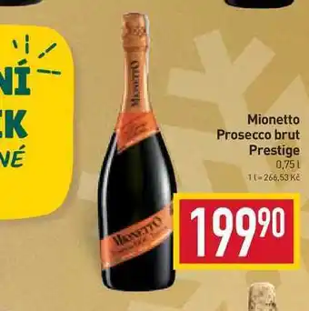 Billa Mionetto prosecco brut prestige 0,75l nabídka