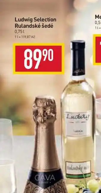 Billa Ludwig selection rulandské šedé 0,75l nabídka