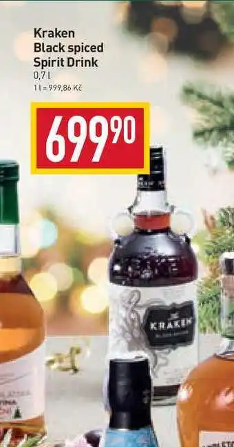 Kraken black spiced spirit drink 0,7l