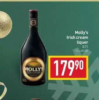 Billa Molly's irish cream liquer 0,7l nabídka