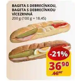 Flop Bageta s debrecínkou vícezrnná 200 g nabídka
