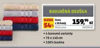 Penny Market Bavlněná osuška, 1 ks nabídka