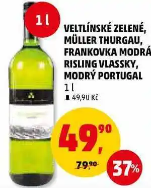 Penny Market Veltlínské zelené, 1 l nabídka