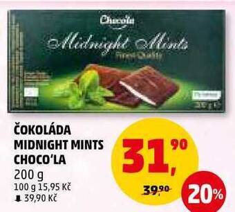 Penny Market Čokoláda midnight mints choco'la, 200 g nabídka