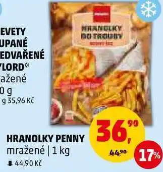 Penny Market Hranolky penny mražené, 1 kg nabídka