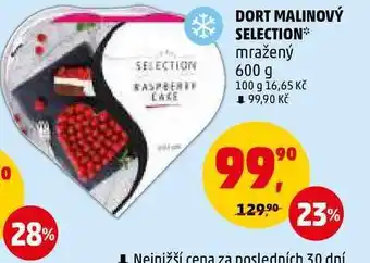 Penny Market Dort malinový selection mražený, 600 g nabídka