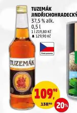 Penny Market Tuzemák jindřichohradecký 37,5% alk., 0,5 l nabídka